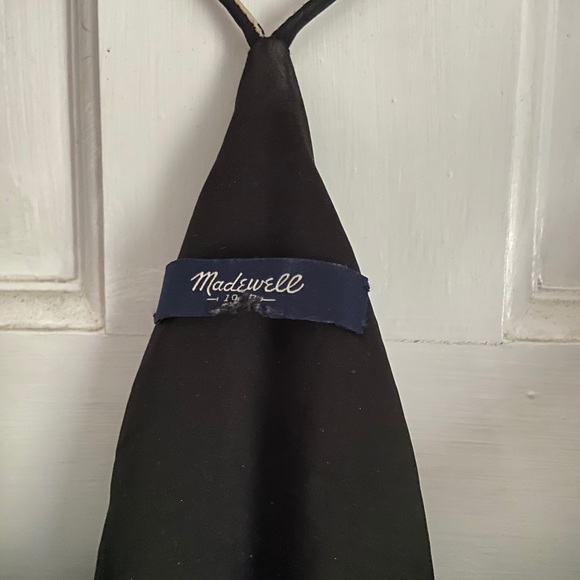 Black batik mini sundress from Madewell. XS/S - Picture 2 of 3